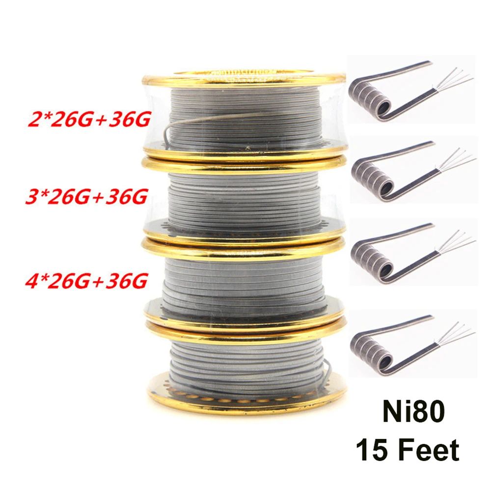Ni80 Wire 26G 36GA 15 Feet Cla - Vape Accessory recension och pris