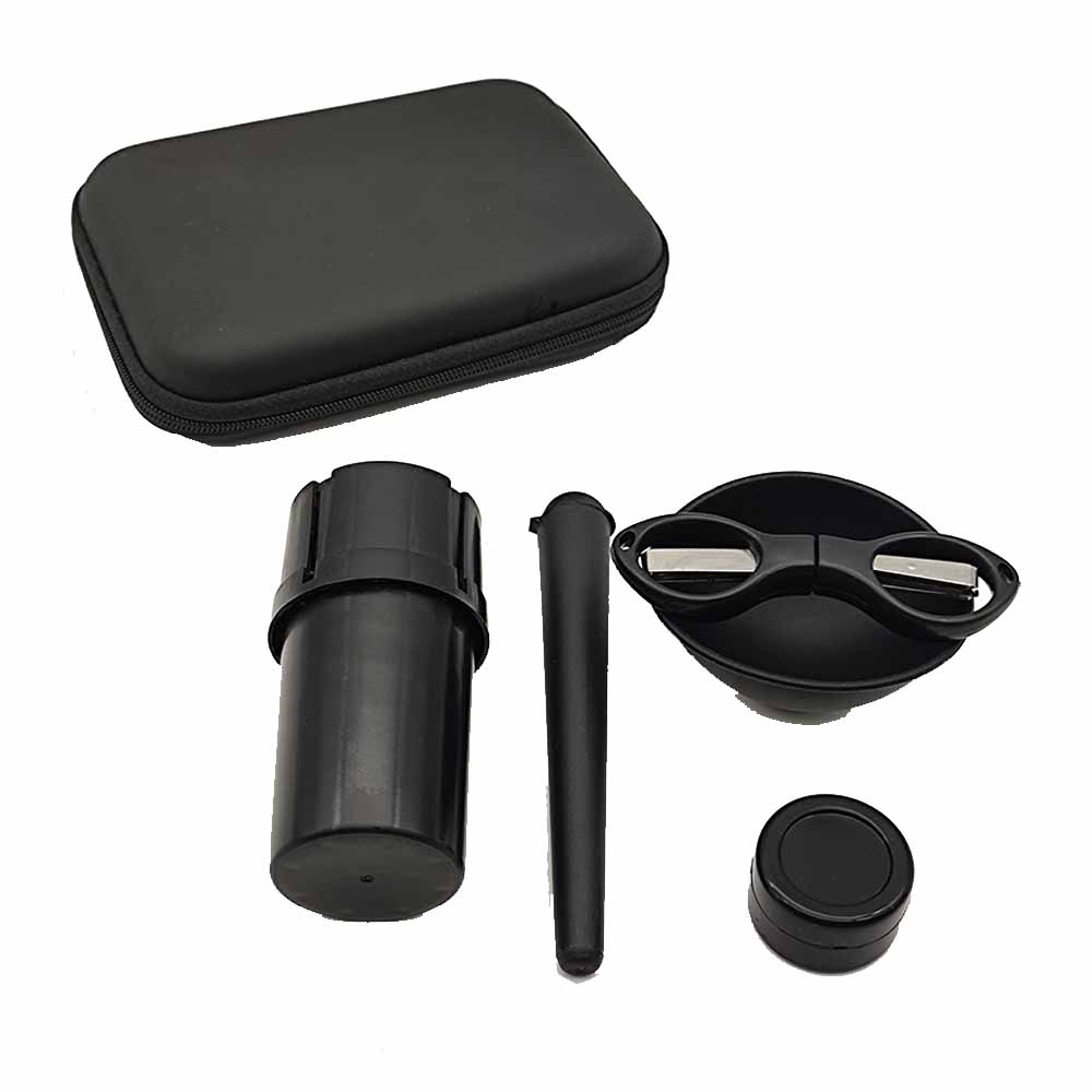 1Set Black Grinder Crusher Wit - Vape Accessory recension och pris