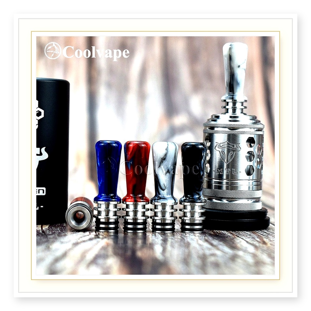 Tauren MTL RTA 510 Drip Tip -  - Drip Tip Resin recension och pris