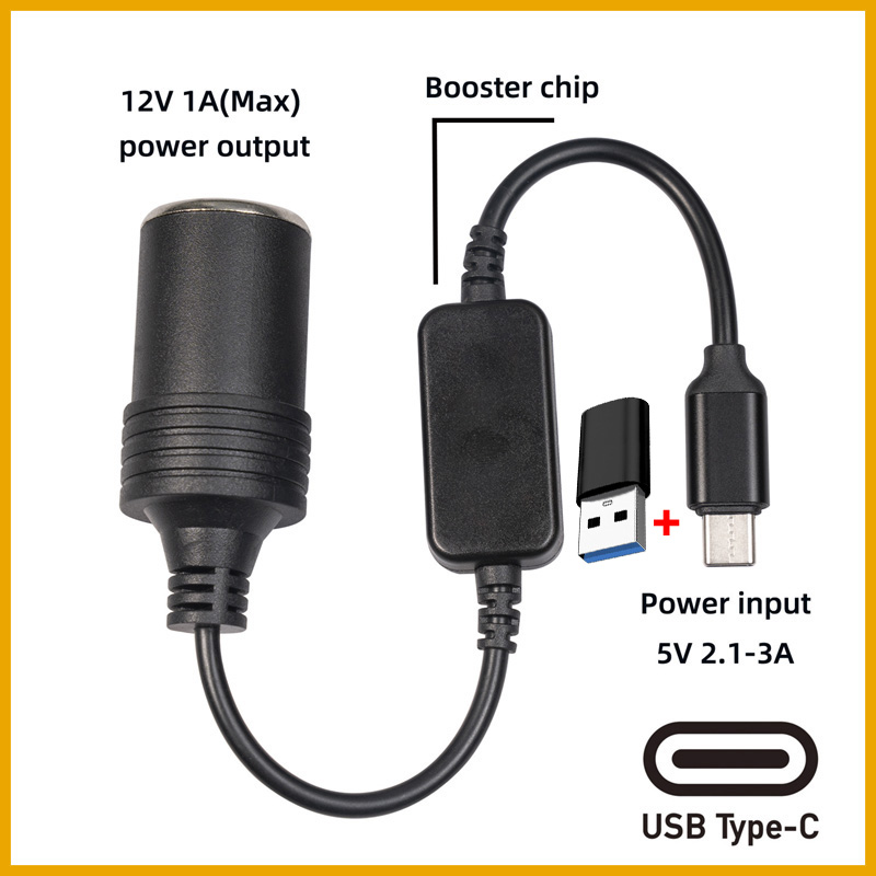 NEW 5V 2A USB To 12V Cigarette - Accessories Experts Vape recension och pris